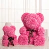 2019 Luxurious Gift Idea Handcrafted 40 cm PE Foam Teddy Bear Rose Bear