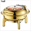Professional stainless steel deluxe electric heater chafing dish buffet for sale