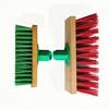 Home yard clean wooden handle broom and nylon abrasive brush
