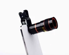 Universal 8X Optical Zoom Telescope Camera Mobile Phone Lens For sony z z1 z2 z3 z4 z5 compact mini glass + metal lenses