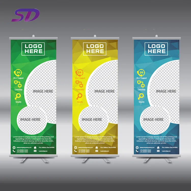 
Trading Display Equipments Portable Retractable Banner Roll Up Banner 