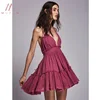 Short party boho clothing sleeveless women dress free people style