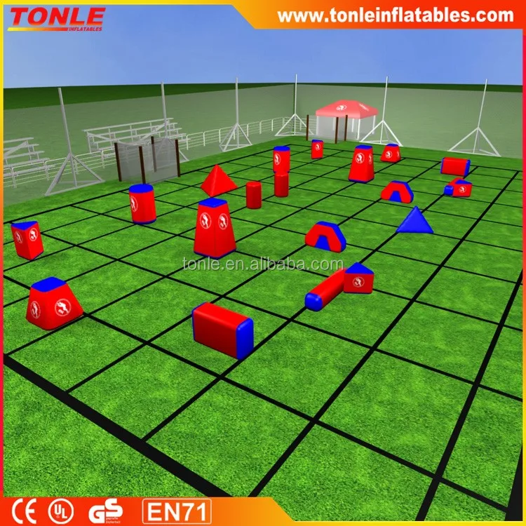 New Design Inflatable Paintball Bunkers/inflatable Paintball Field