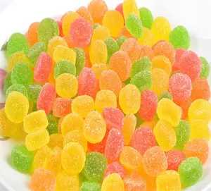 wholesale bulk gumdrop soft fruity sour gummy candy