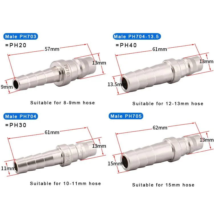 Selflocking Air Hose Fittings Pneumatic Connector Quick Coupler Buy