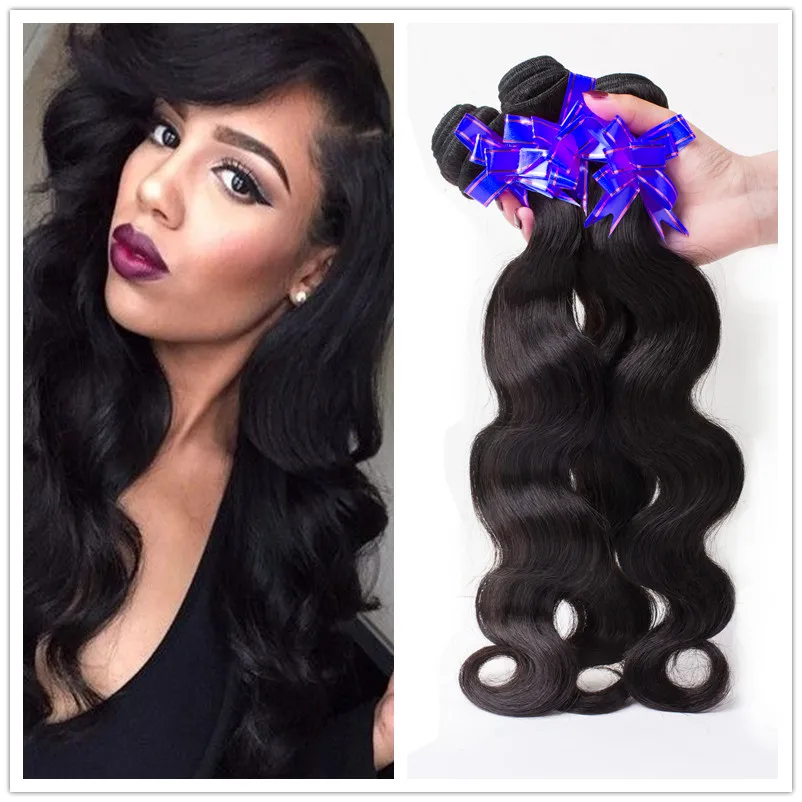 Cheap 3 Bundles 7A Brazilian Virgin Hair Body Wave 100 Unprocessed Virgin Human Hair Weave Extensions