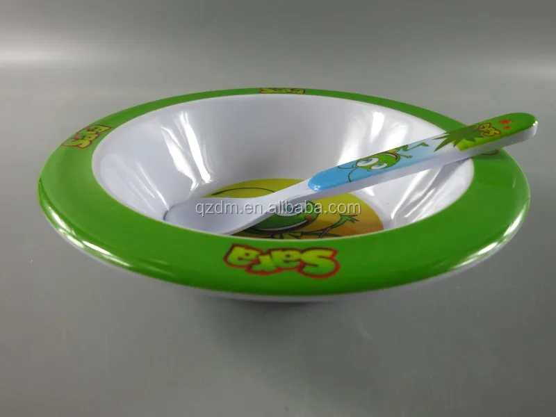 Melamine Kids Lunch bowl + spoon ,Bady bolw and spoon