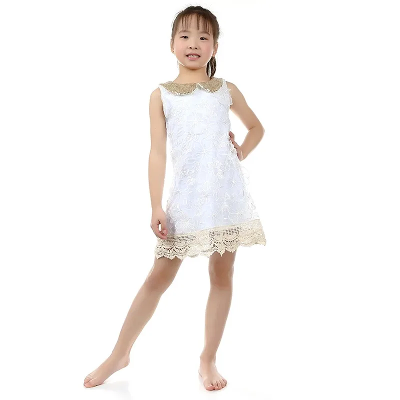 white flower summer dress