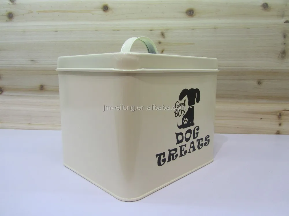 Metal Pet Food Container/galvanized Dog Food Storage Bin/household Canister With Spoon Buy Dog