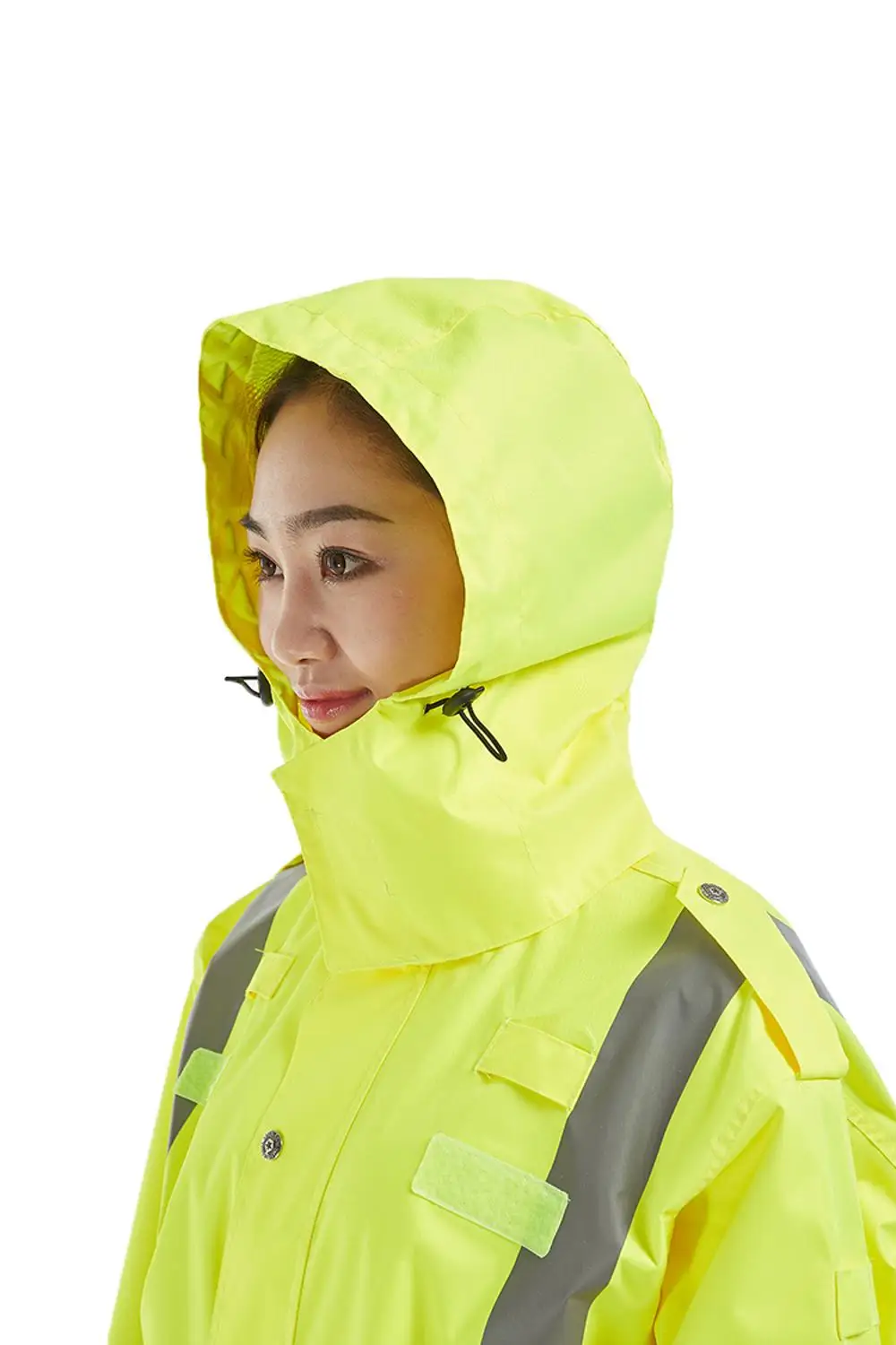 oem odm 防水服装防风防雨安全反光套装雨衣库存