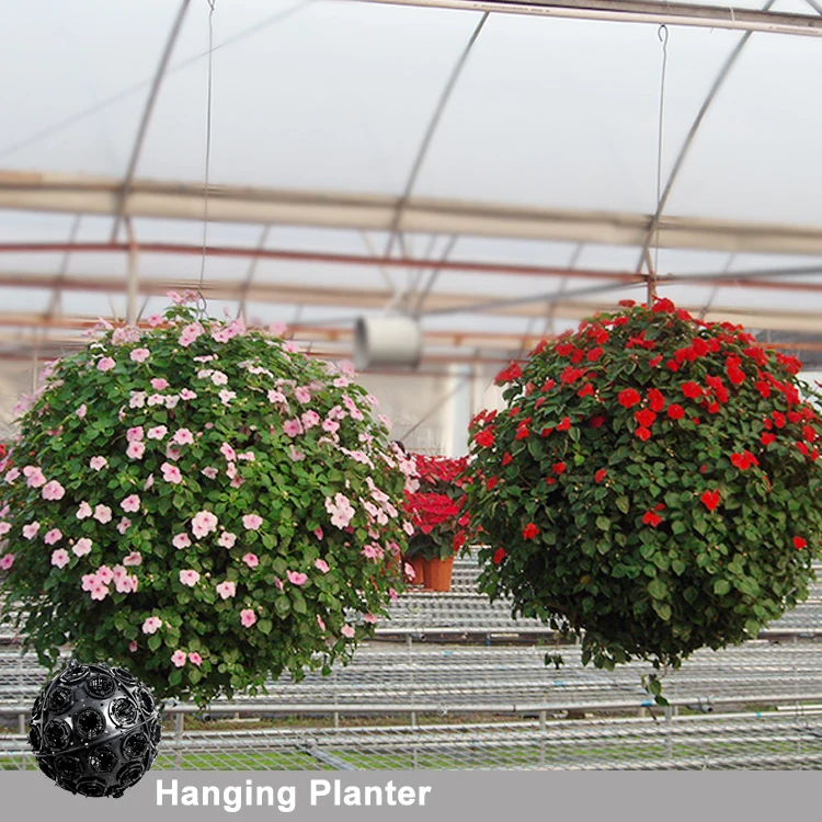 Led Light Flower Pot Decoration Planter Garden Lamp Post Hanging Flower Pot Decoration Planter Garden