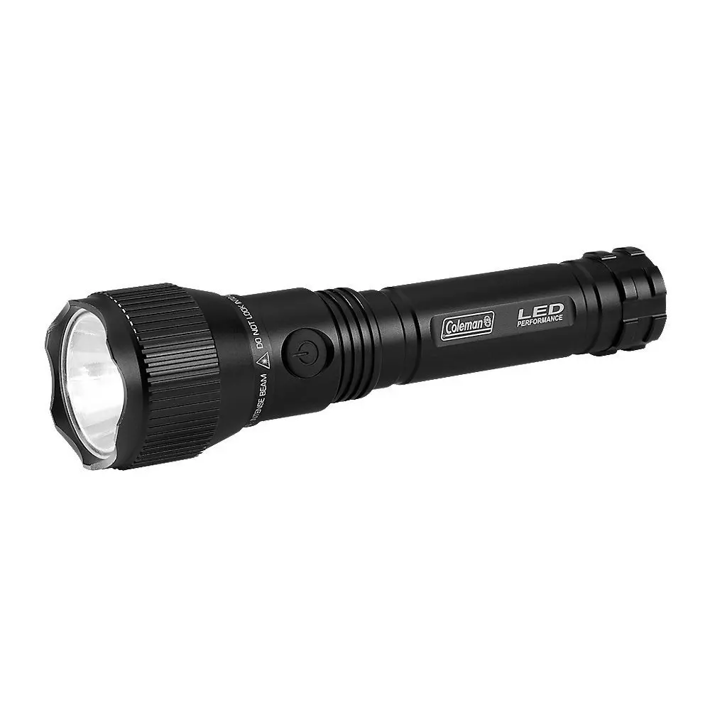 Black Coleman Company CT20 6AA Ultra High Power Aluminum Flashlight ...