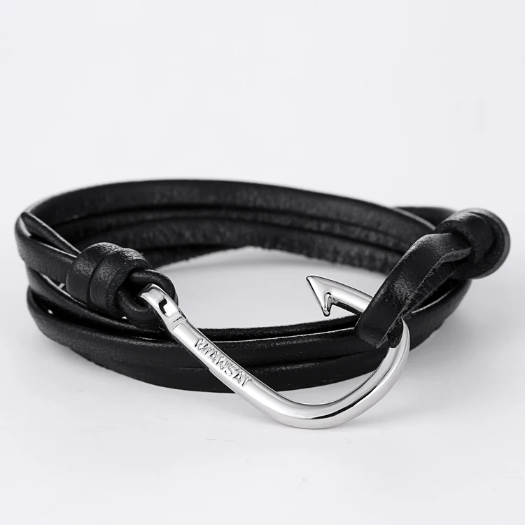 Manufacturer Of Miansai Bracelet Find Get Quotations Hot 2017 Miansai Leather Bracelets Silver Hook Hand Rope Handmade Bracelet Free Shipping