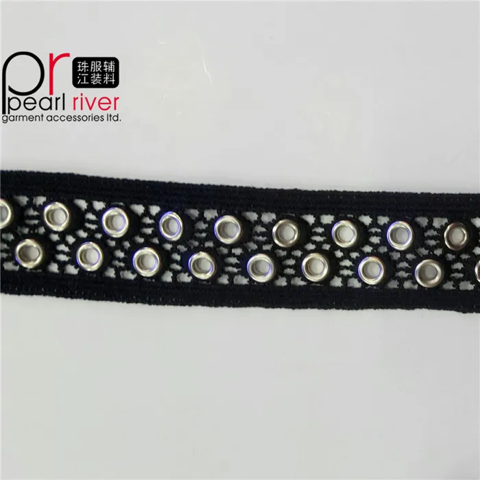 eyelet ribbon trim