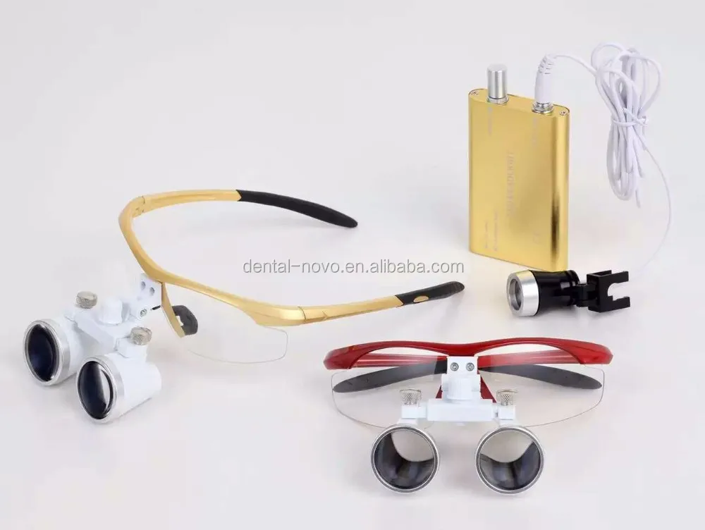 2016 Colorful Dental Loupe For Dentist Dental Loupes With Led Headlight