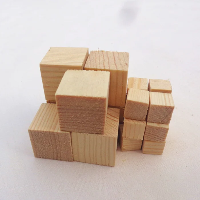 plain wood blocks for crafts
