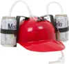 Creative Drinking Helmet Hold Two Beer Cans Adults Drinking Hat HT2928