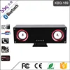 BBQ KBQ-169 20W 3000mAh Full Black Acrylic Front Panel Flat Bluetooth Speaker