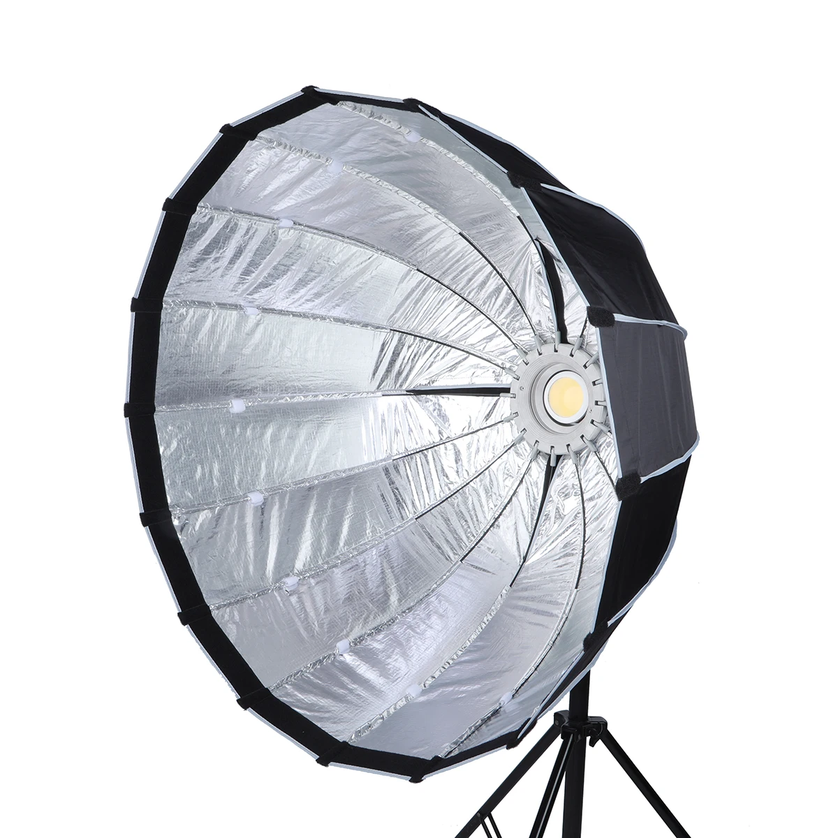 NiceFoto LED Parabolic softbox with grid Quick set-up deep softbox 90cm for LED light Umbrella frame softbox with grid