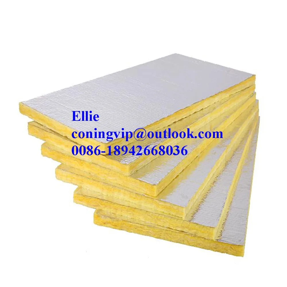 Aluminum Foil Faced Glass Wool Insulation Board - Buy Aluminum Foil ...