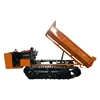 New type 2 Ton Mini rubber track transport dumper truck