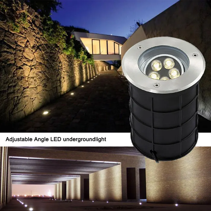 alibaba express IP67 floor mounted light  adjustable led underground light round underground mining light