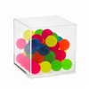 Custom transparent pmma perspex cubic box oem factory clear acrylic cube boxes