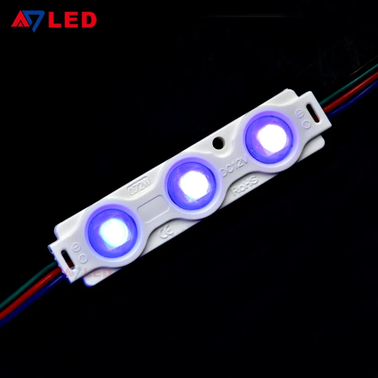 wholesale 20pcs per string sequential grb 3 chips 5050 led smd module for light box signage