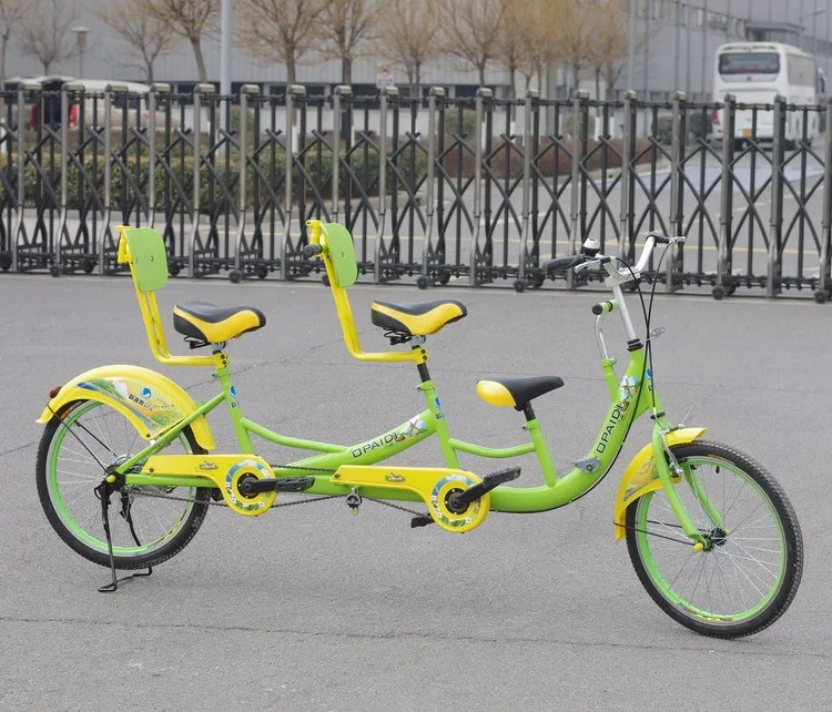 tandem bike with baby seat
