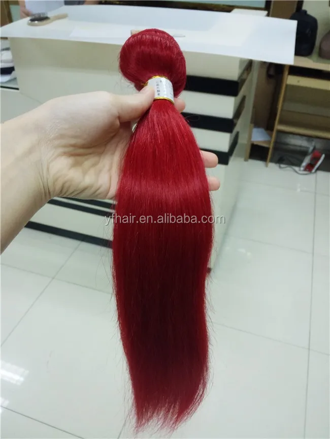 Fashion New Type Red Wine Hair Color Hair Extension Red Color