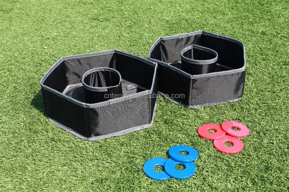 Indoor Outdoor Toy Custom Tailgate Plastic Collapsible Washer Toss Game