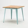 Industrial Restaurant Dining Table Sets Metal Frame Table Industrial
