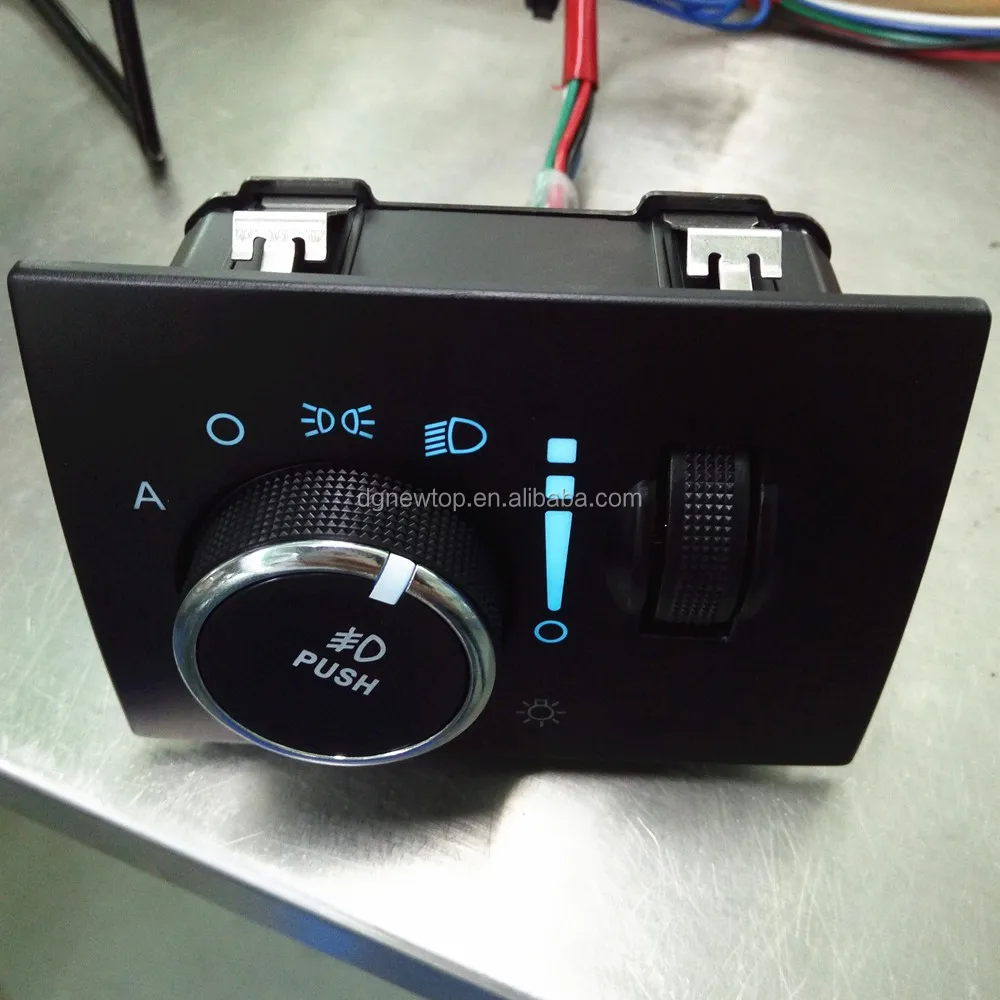 Head Light Headlight Fog Lamp Switch Dial Control For Dodge Charger