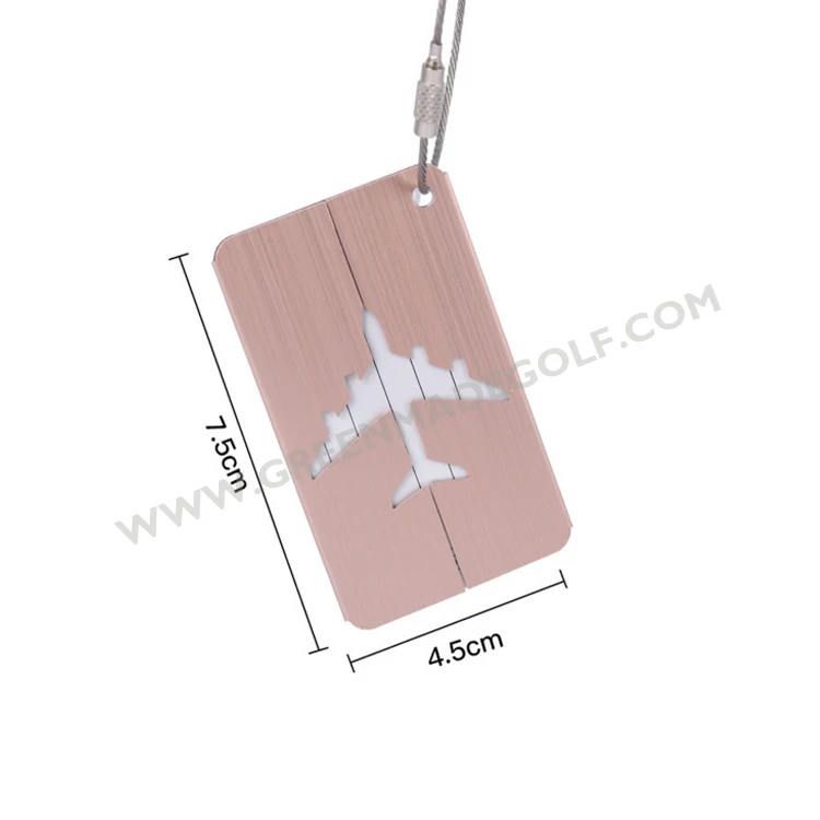 Green Custom Pvc Round Golf Bag Tag Plastic Blank Golf Bag Tags Buy