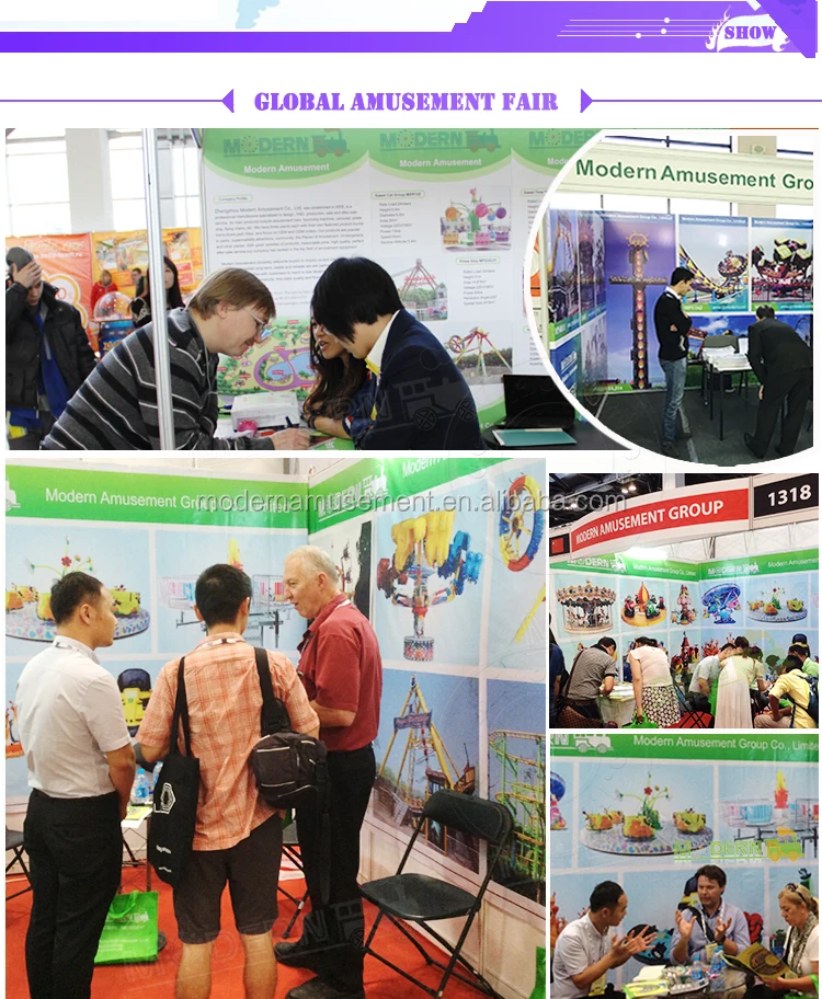 Outdoor carousel manufacturer 6.5m height fiberglass carousel family rides