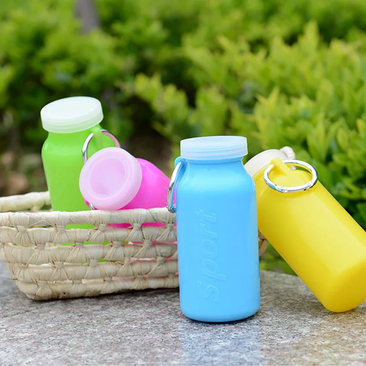 Cheap Good Quality Unique Design 500ml Foldable Water Bottle, Folding Water Bottle