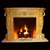 Hand Carved Factory Direct Sale sandstone fireplace surrounds