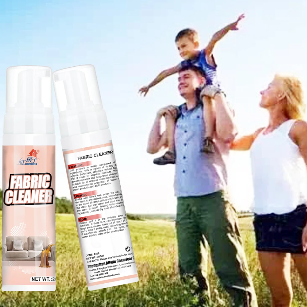 Household Furniture Stain Remover Sofa Fabric Cleaner Foam Spray 200ml