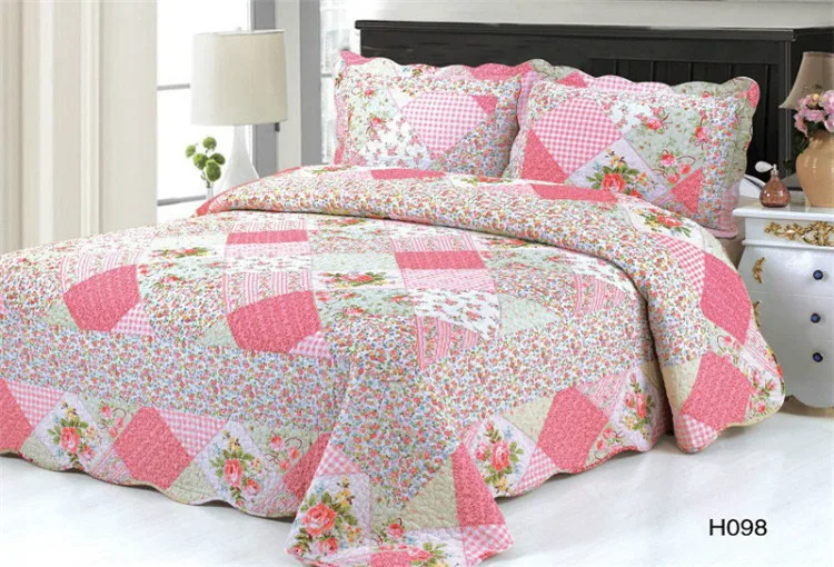 100 Cotton Printed Twill Fabric Polished Cotton Fabric Korean Bedding