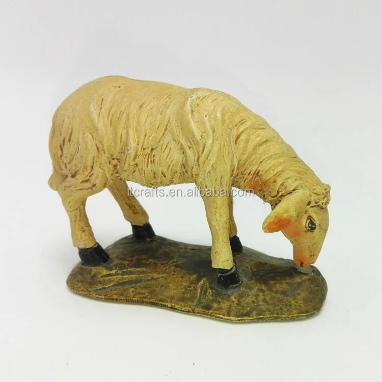 full size resin garden sheep