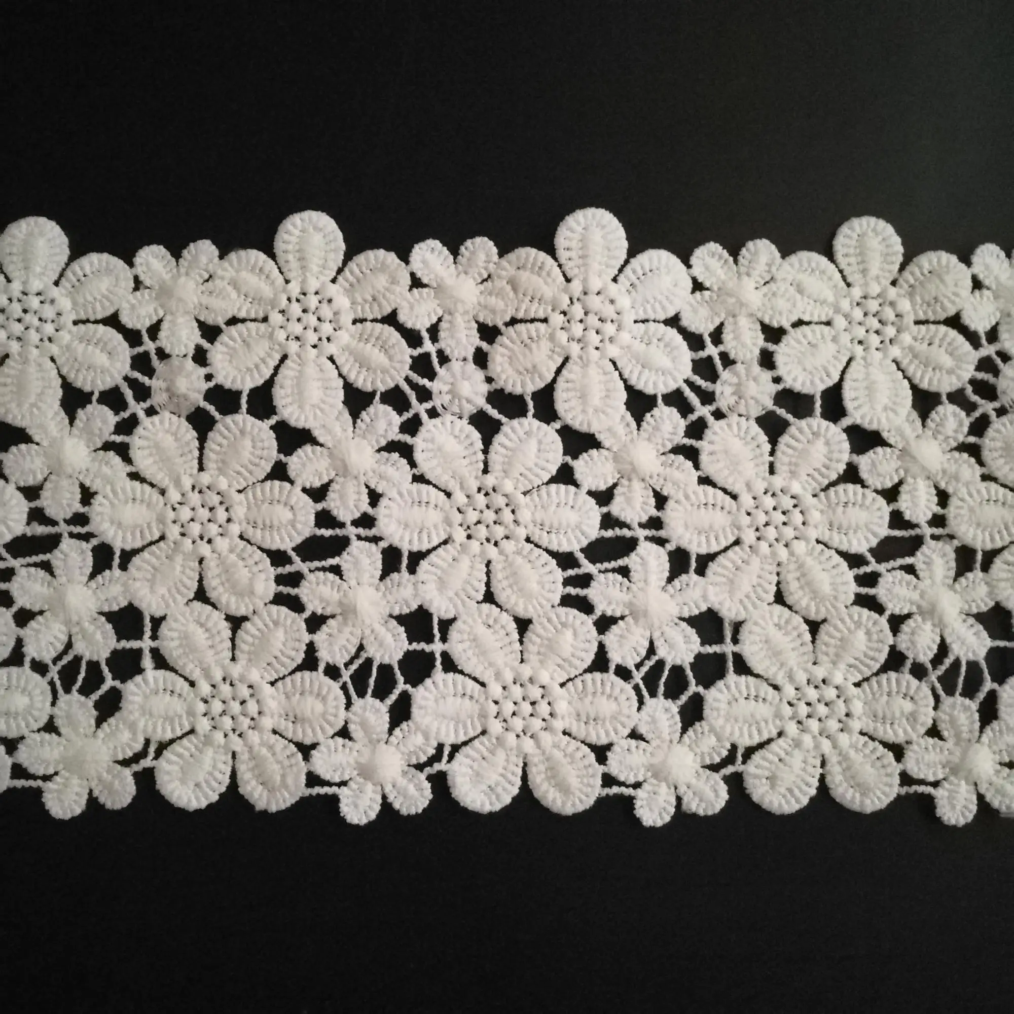 High Quality Flower Polyester Garment Lace Trimming Lace