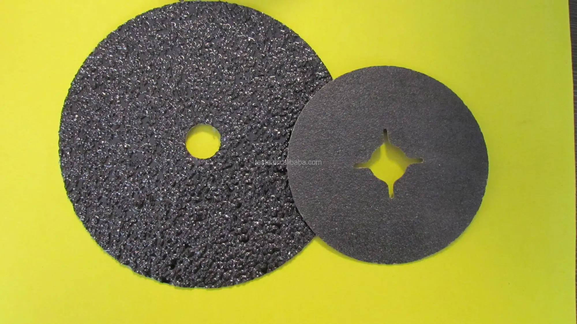 Red Color 7"aluminum Oxide Abrasive Fiber Disc For Grinding P24p120