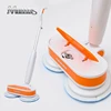 50KHz 2016 Newest smart Wireless Double wheel electric wet mop with Water spray function ultrasonic chamber cleaner