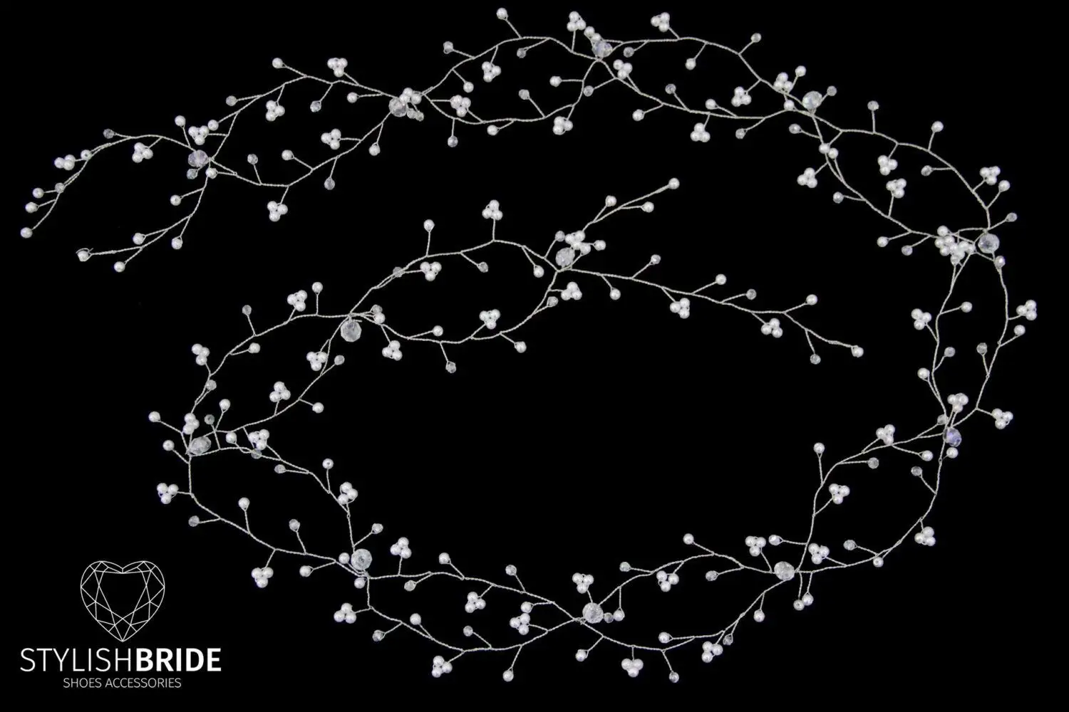 Wedding Super Extra Long Pearl Hair Vine 0,4-1.2 meter, Wedding Rose Gold Pearl Crystal Hair Vine, Wedding Pearl Hair Vine, Bridal Hairpiece