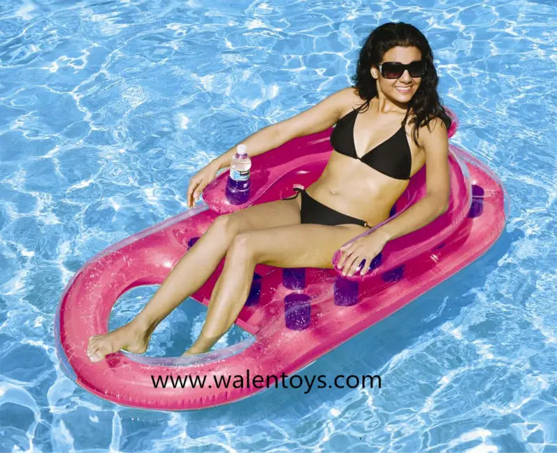 Swimming Pool Mattress Float Floating Inflatable OPPOSED Lounger 2 Person Beach 