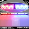 24w 28" red and blue LED Traffic Advisor Strobe Lightbar for police