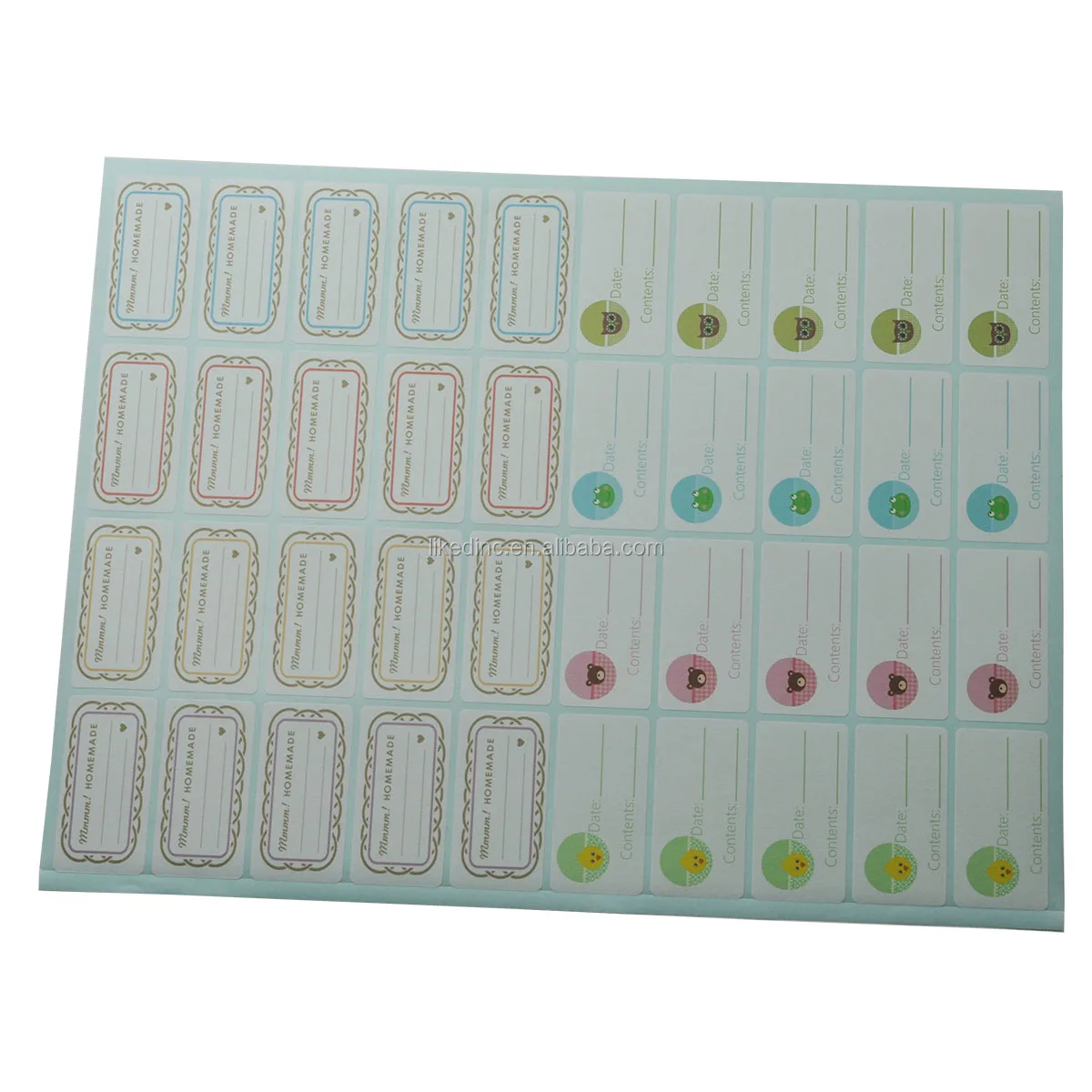 8.5x11 Inch Printable Dissovlable Label,Letter Size Sheet Water Soluble ...