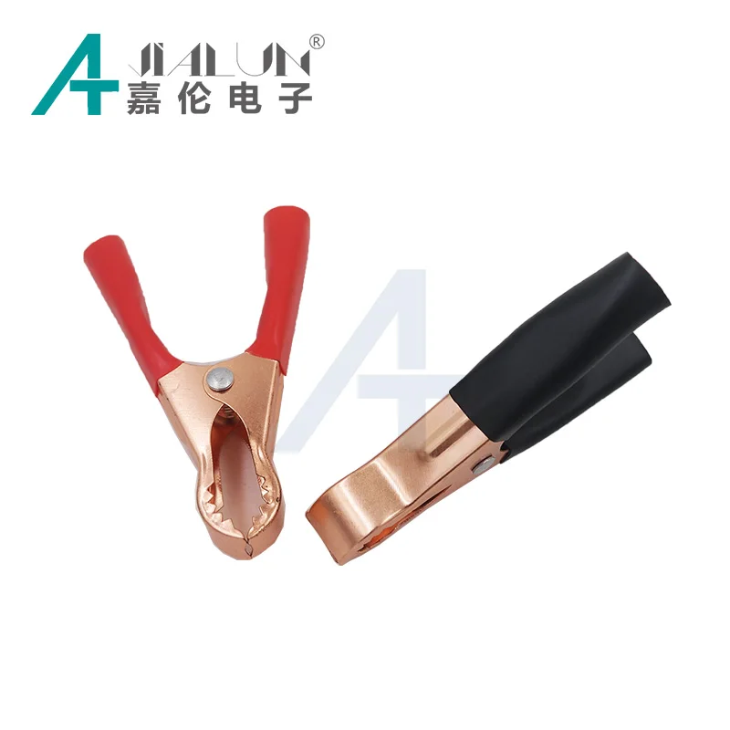 Jialun 50amp Red Black Alligator Clamps Lowes Copper Plated Crocodile