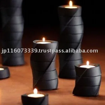 Japanese Stackable Metal Candle Holder 