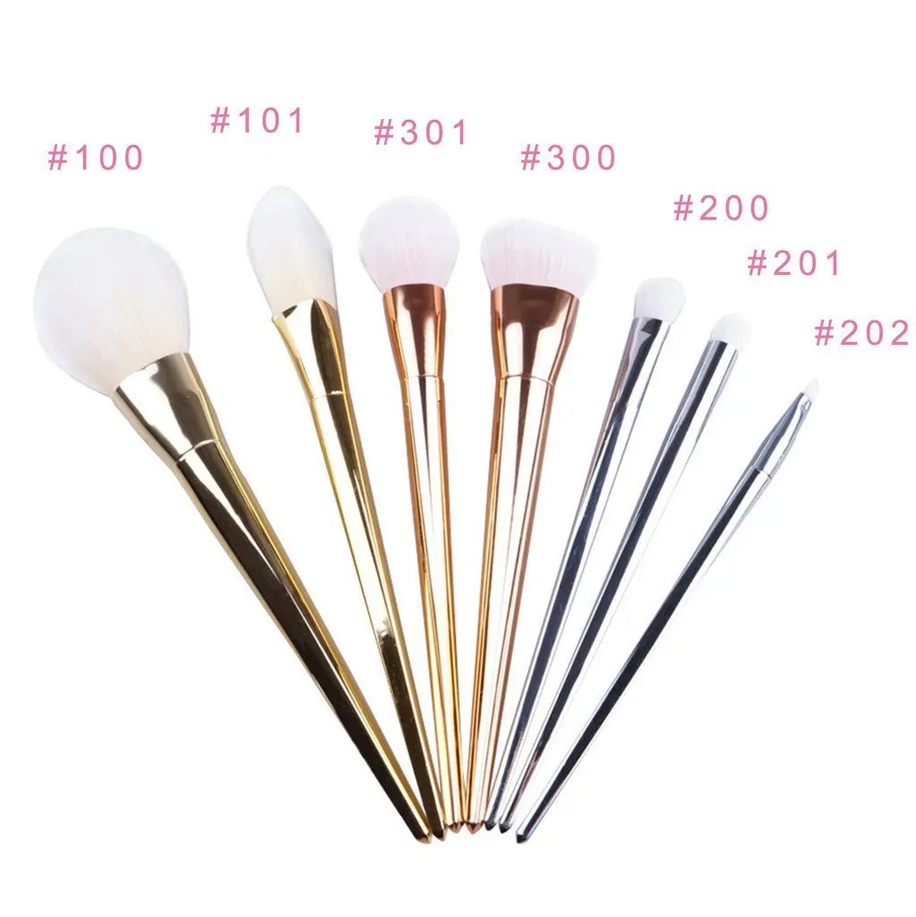 Redcolourful 7Pcs Practical Cosmetic Makeup Brushes Multifunctional Makeup Brushes Set Tools